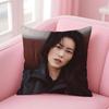 Popular Fashion Chinese Sexy Model LLiu Wen Cushion Cover Pillowcase Short Plush Invisible Zipper Room Sofa Cushion Cover