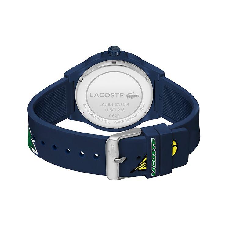Lacoste Neocroc Series Watch Quartz Movement Silicone Strap 42mm Blue Dial Men watches 2011231