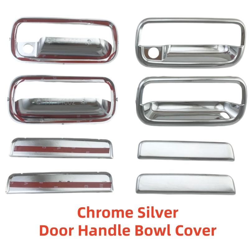 For Toyota Land Cruiser LC80 FJ80 1990 1991-1998 New Car Abs Chrome Accessories Plated Door Handle Bowl Cover Trim Paste Style