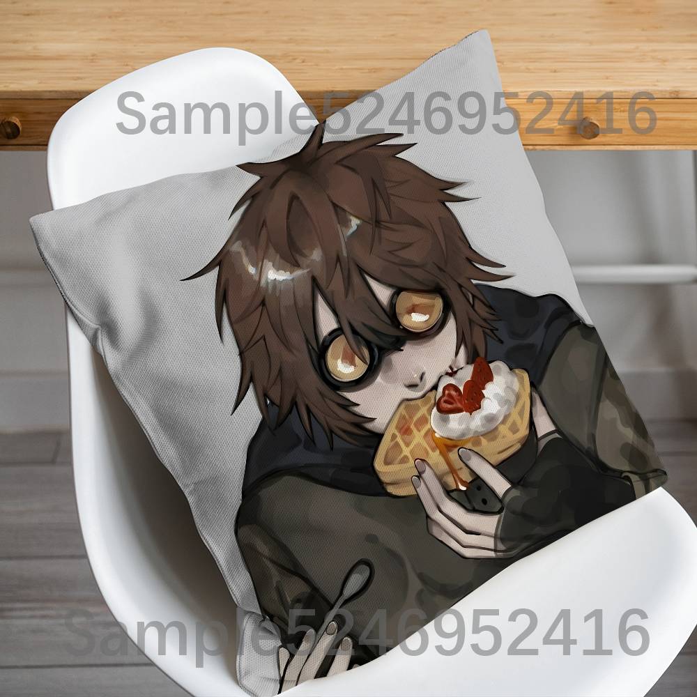 CCreepypasta Ticci Toby Pillowcases Cute Funny Pillow Case For Wedding Party Home Decor Comfy Pillow Cover