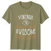 Vintage 70 Years Of Being Awesome Unisexs TShirt 70th Birthday