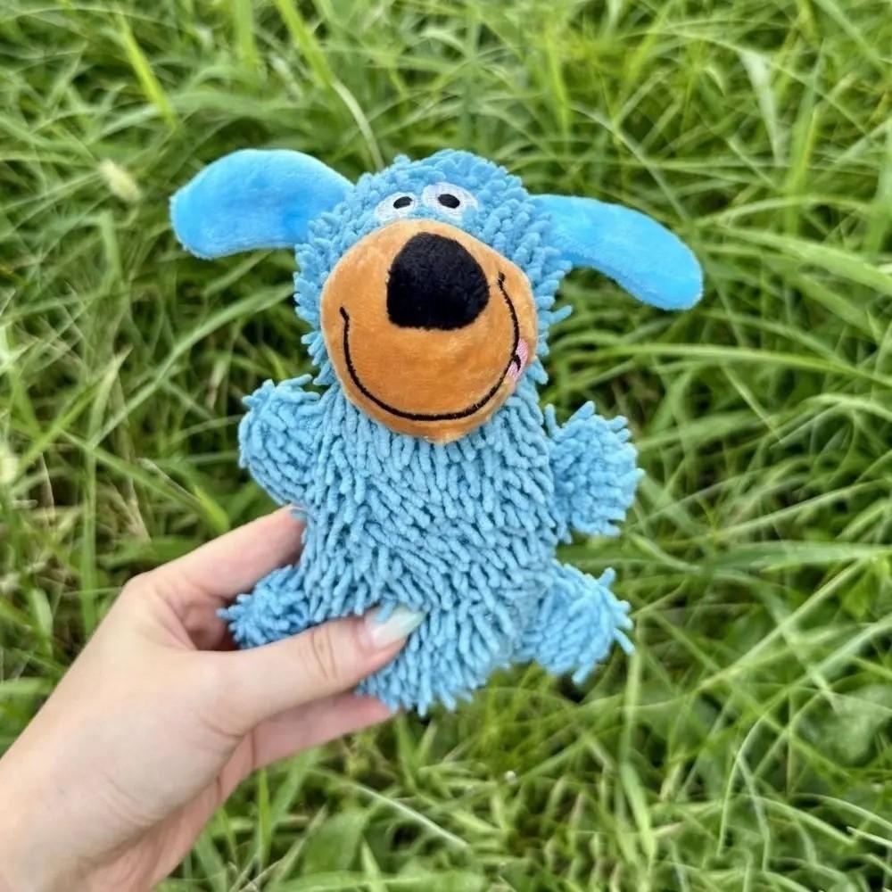 Creative Squeaky Dog Toy Bite-resistant Pet Chew Plush Toy Pet Shake Sound Toy Grinding Teeth
