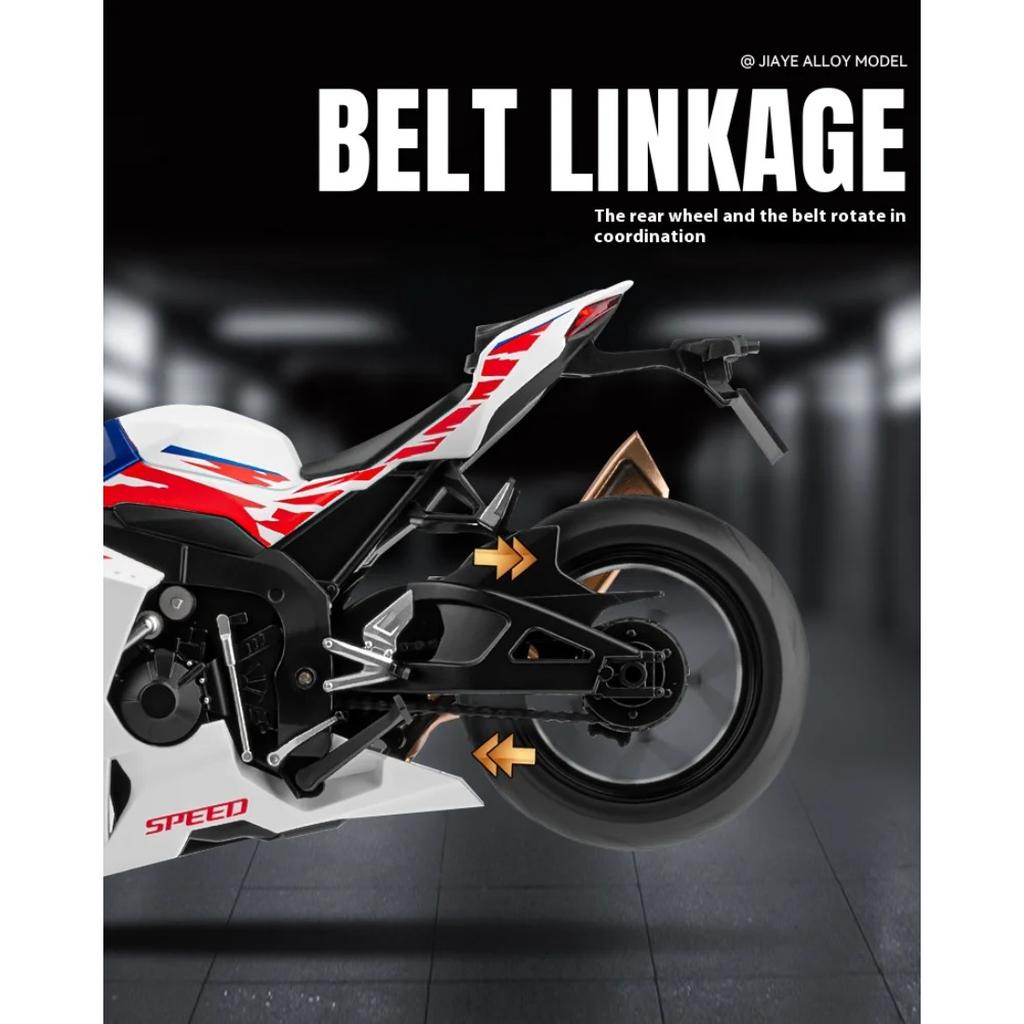 1/12 Honda CBR1000 Alloy Motorcycle Model, Cool Lighting, Exquisite Desktop Ornaments, The Best Collection for Motorcycle Enthusiasts