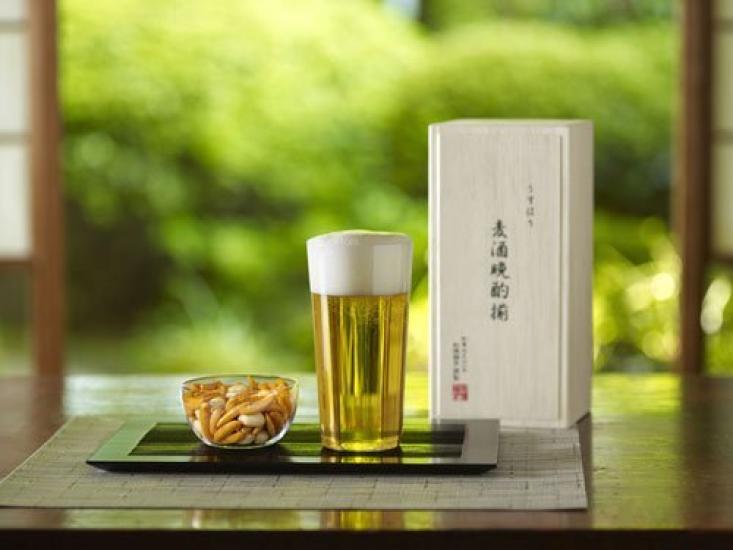 Shotoku Glass Usuhari Tumbler L Persimmon Pea Small Bowl Set 2911092 &