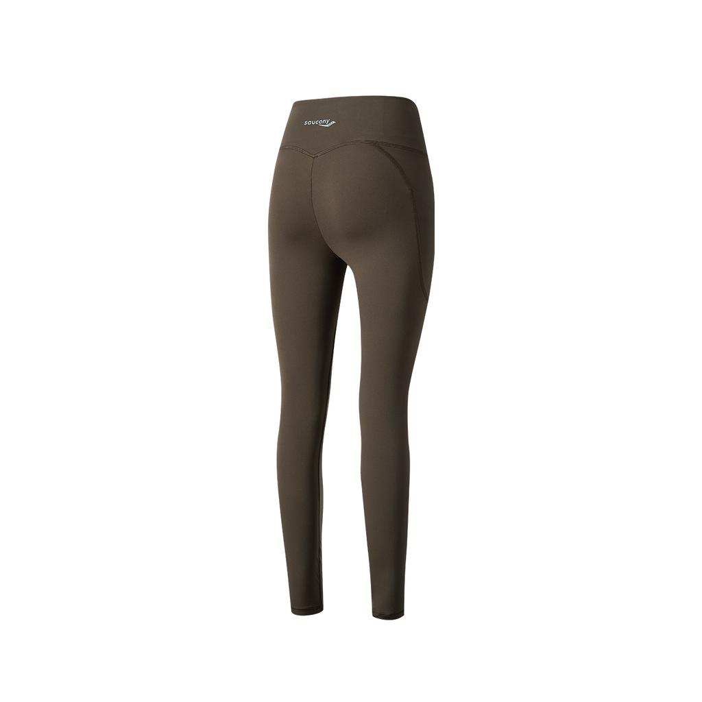SAUCONY Solid Low Waist Casual Comfortable Sports Pants Women Pants Oak-Brown SC1249008DY-CO47