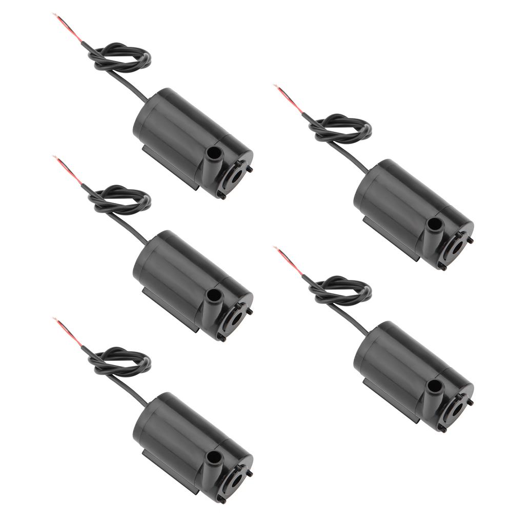 5 pcsset DC 3V 5V Mini Water Pump Submersible for Fish Tank Fountain Aquarium