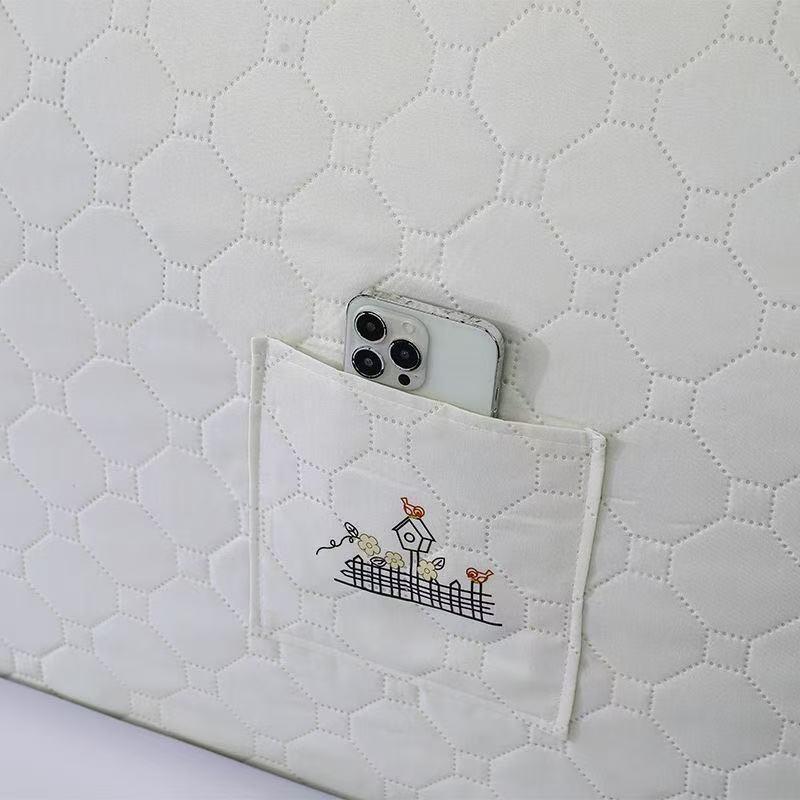 Peach Skin Velvet Fully Enclosed Dustproof Universal Headboard Protector