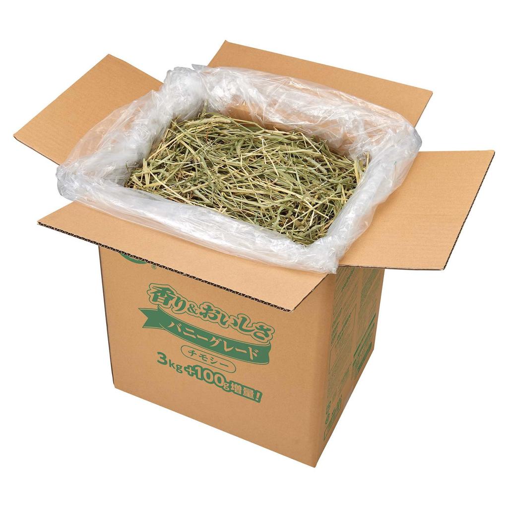 Minimal Land Bunny Grade Timothy Hay 3kg + 100g Extra [Amazon.co.jp Exclusive]