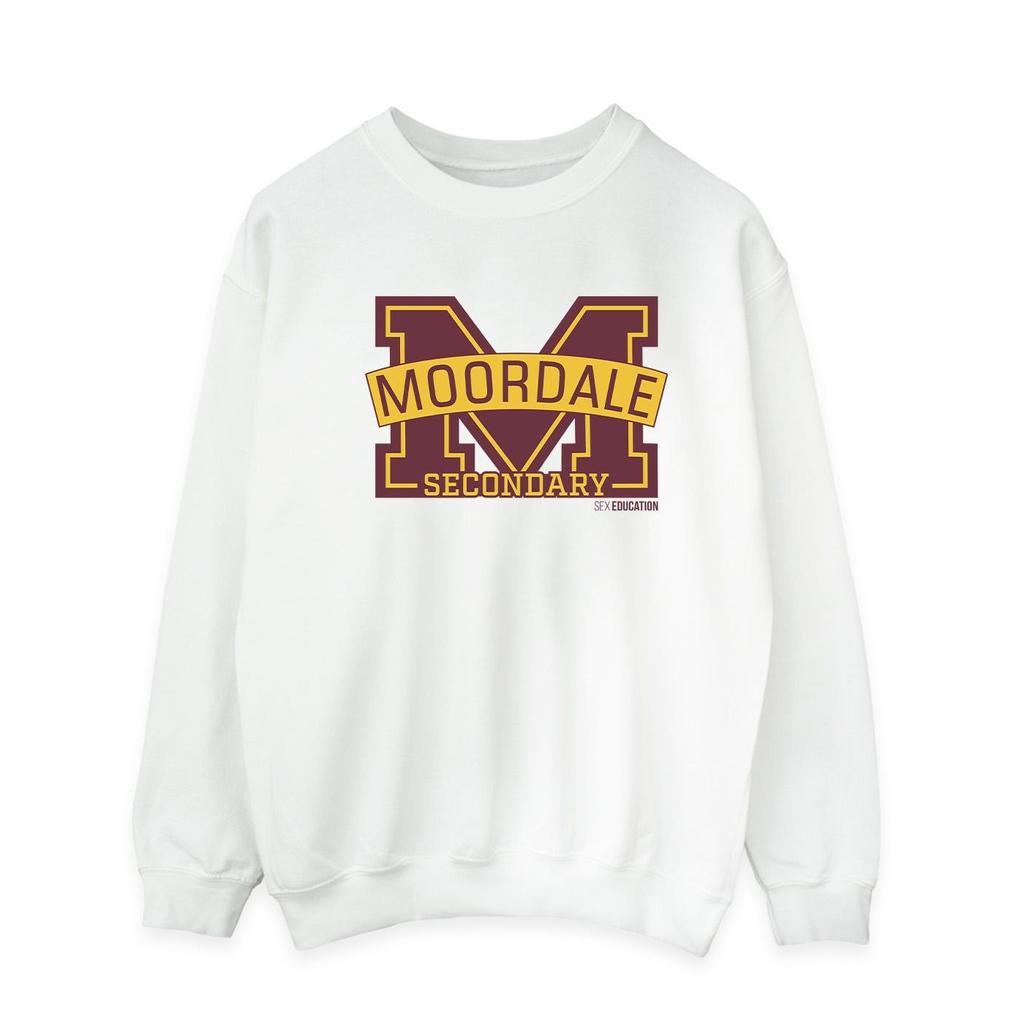 Netflix Mens Sex Education Moordale M Logo 2 Sweatshirt