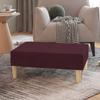Day and Night - Day and Night Purple Fabric Footstool 78x56x32 Cm