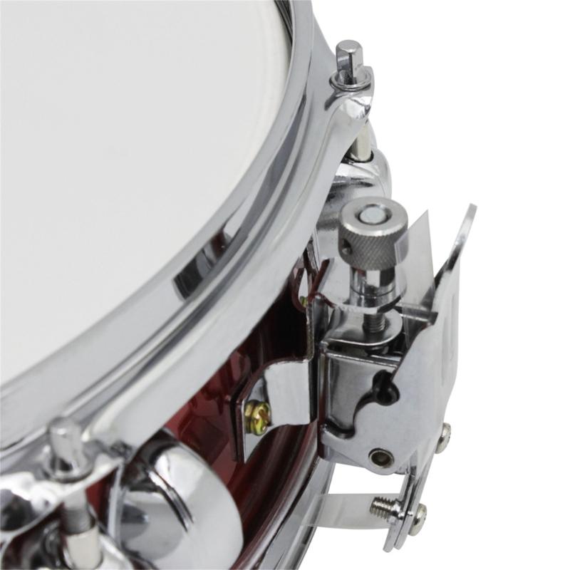 14inch Snares Drum Percussions Instrument with Drum Key, Drumsticks and Strap Student March Snares Drum Musical Toy