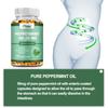 Capsule Moi cu Ulei de Mentă 50mg - Suport Digestiv Natural Ameliorează Balonarea, Gazele și Sindromul Intestinului Iritabil
