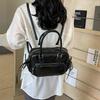 Niche Design Backpack 2025 New Winter Fashion Simple Small Square Bag Versatile Casual Shoulder Messenger Women's Bag