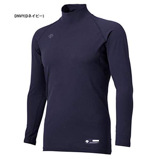 DESCENT Baseball High Neck Long Sleeve Size Undershirt, Black, S, STD-770