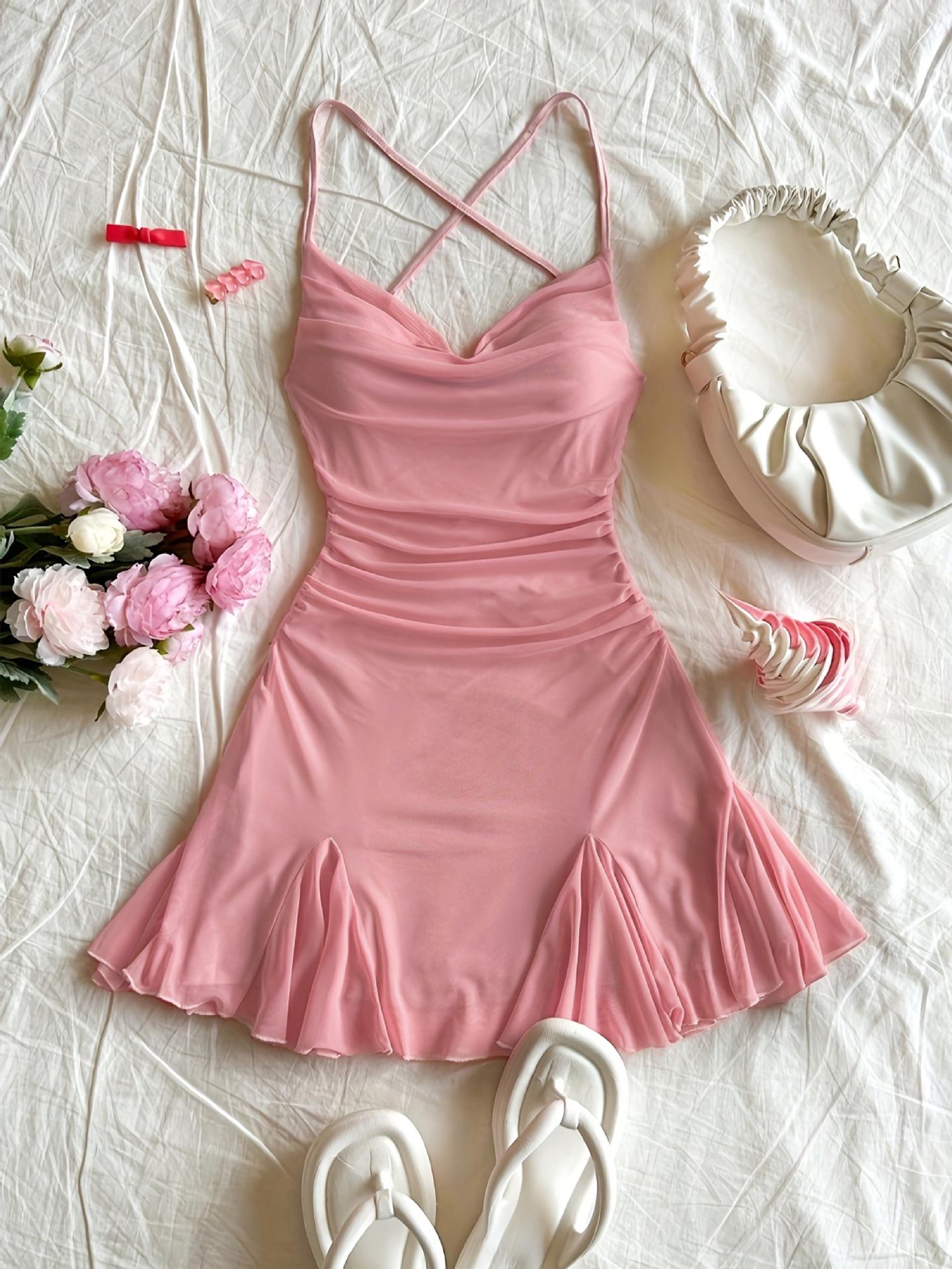 Красное платье-слинг  Чистое Желание  Small арбуз красный