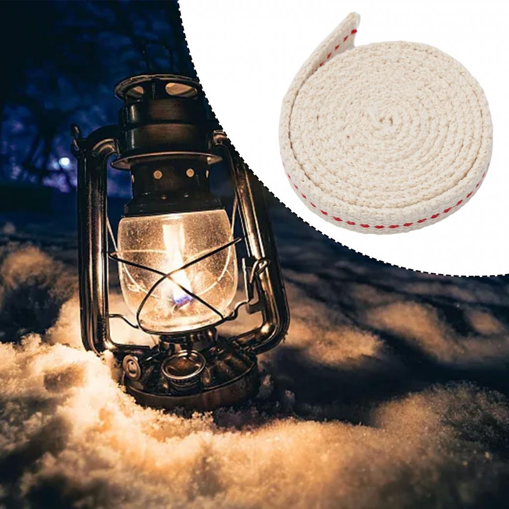1m  Cotton Flat-wick kerosene lamp oil lamp lantern Vintage Camping lamp-wick