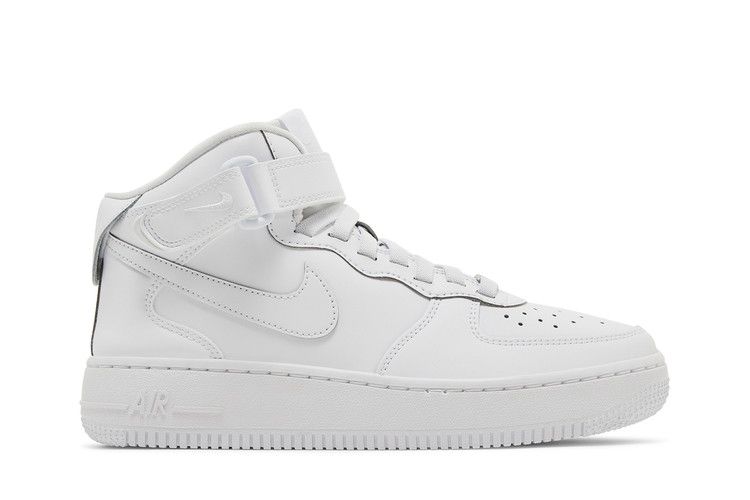 Kids' Sneakers Nike Air Force 1 Mid EasyOn SE Triple White (GS) White/White/White