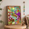 Disney Jungle Cruise Mickey digital oil painting diy coloring handpainted filling home decoration gift, art painting for living room