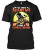 Premium Cairn Terrier Halloween You Cant Scare Me I T-Shirt Made In USA S-5XL