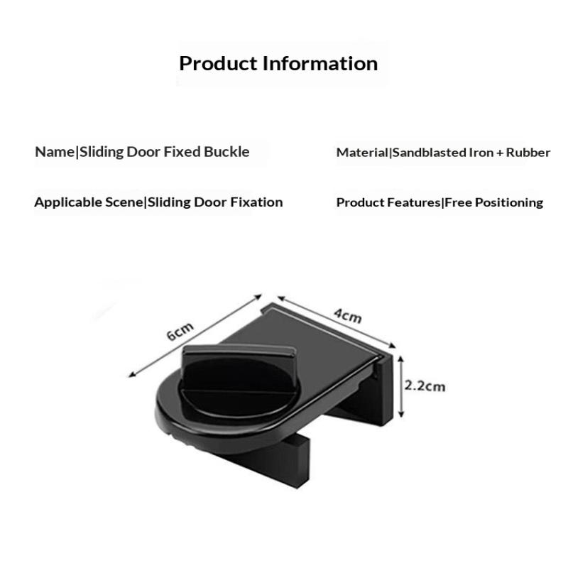 No-Drill Sliding Door Lock, Child Safety Lock For Sliding Windows, High-Rise Anti-Fall Limiter, Anti-Theft Safety Latch