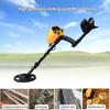 Metal Detector High Accuracy Adjustable Stem 7 Inch Waterproof Coil All Metal & Disc Modes with with Headphone & Folding Shovel