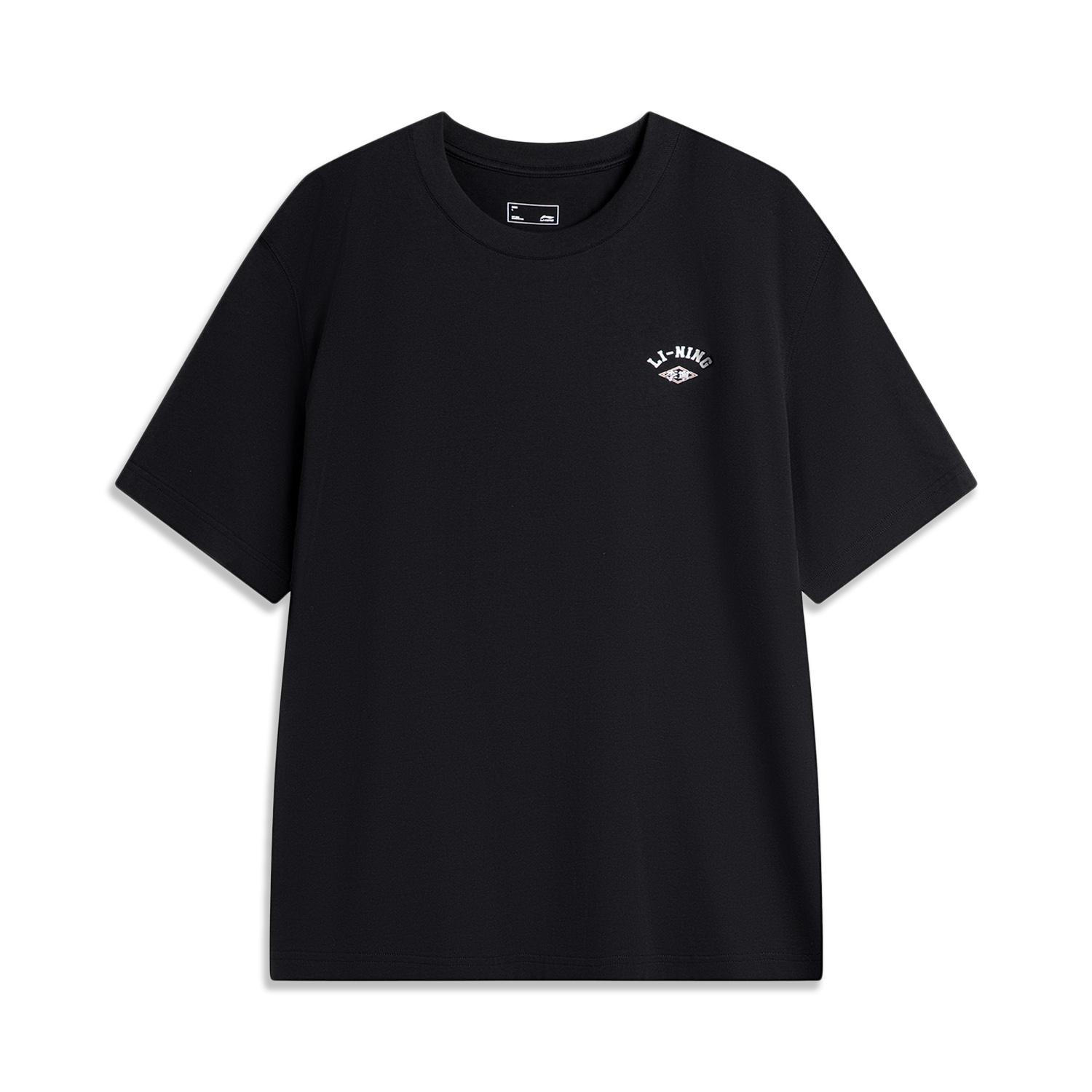 Li-Ning Small Logo T-shirt Black Men s AHSU535-3 S