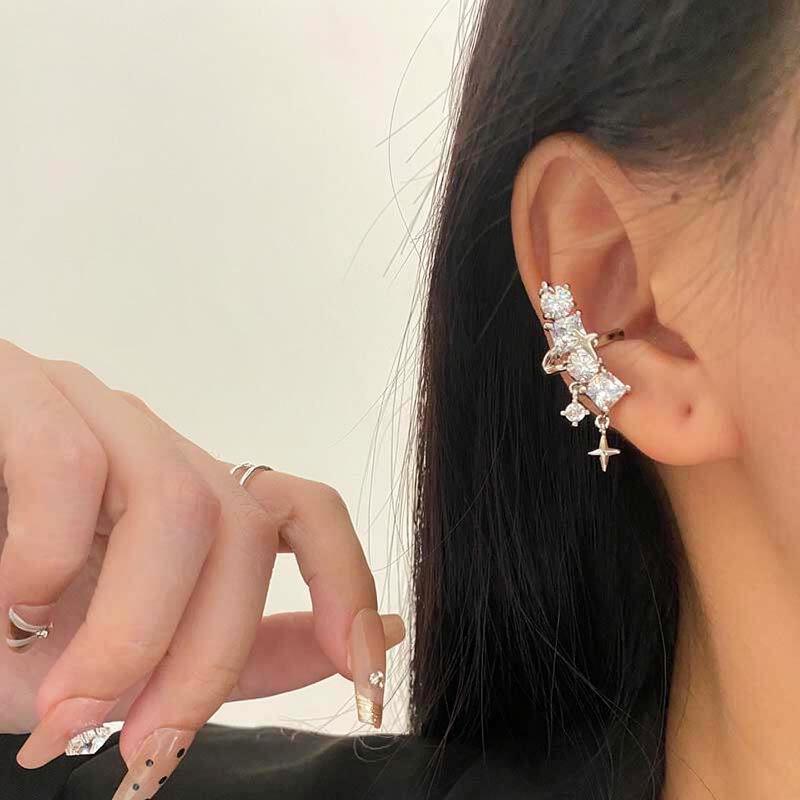 Shiny Cross No-Pierce Ear Clip: Exquisite, Tiny, and Versatile Women s Earrings
