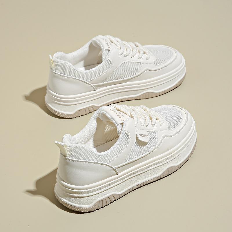 Lässige Sneaker mit dicker Sohle Damen Sommer Neu Atmungsaktiver Sneaker Mode Mesh Papa Schuhe Studenten Sneaker Sneaker