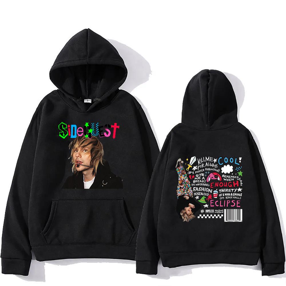 5 Seconds of Summer Michael Clifford Hoodie 2025 Album SIDEQUEST Herren/Damen Hoodies Harajuku Winterkleidung Pullover Sweatshirt