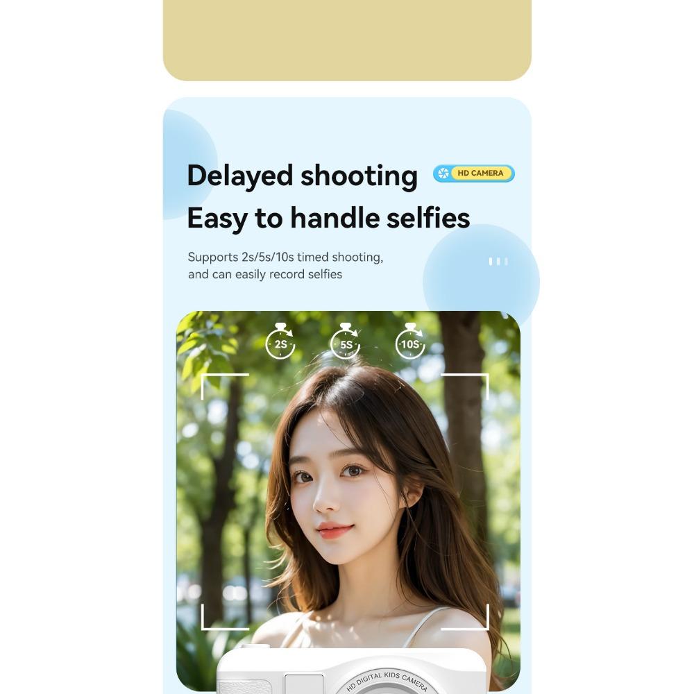 CCD Card Machine 2.4 Inch High Definition Dual Camera Portable Children's Digital Camera