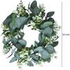 Artificial Plants Eucalyptus Festival Wreath Wedding Supply Door Home Room Decora Diy Gifts Photo Props Flowers Background Wall