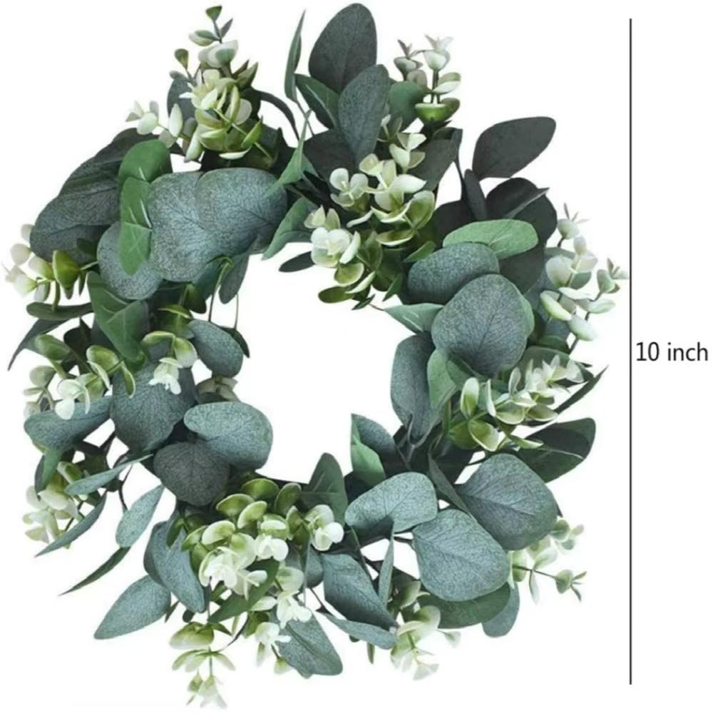 Artificial Plants Eucalyptus Festival Wreath Wedding Supply Door Home Room Decora Diy Gifts Photo Props Flowers Background Wall