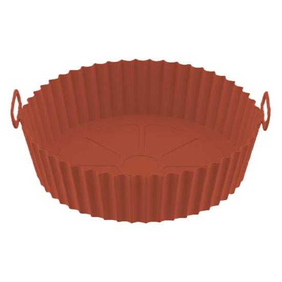 Silicone Air Fryer Liners for 3 to 5 QT Air Fryer Dishwasher Safe Reusable Non-Stick Pot Liner Heat Resistant Replacement