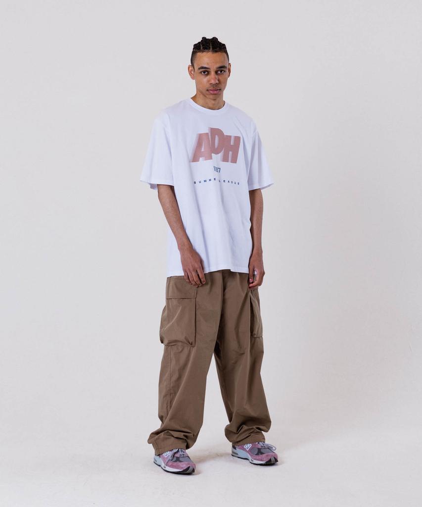 ALL DAY HOOPS Adh Summer League Oversized Short Sleeve T-Shirt White