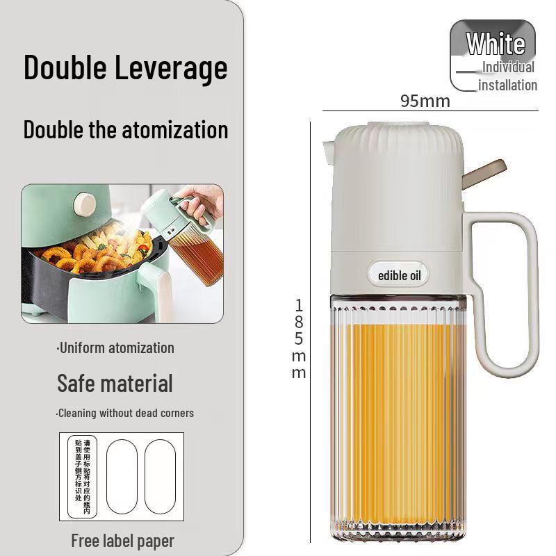 

Brother One Portable Air Fryer Oil Sprayer with Labeled Soy Sauce and Vinegar Seasoning Bottles