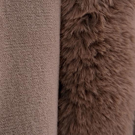 Women Cape Shawl with Fur Collar Soft Warm Wrap Double Layer Knit Cardigan Acrylic Warm Poncho for Fall Winter