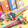 Cute Cartoon Girly Heart Mini Notebook - Portable Pocket Size