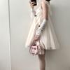 Summer great looking fairy tulle princess doll dress small French sweet dress female polyester
