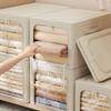 Foldable Steel Frame Storage Box Large Capacity Clothes Storage Box  Blankets