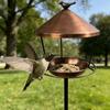 Spill Guard Standing Bird Feeder Anti-Waste Bird Feeder Tray  For Drinking Showering