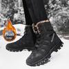 Zimowe wysokie buty turystyczne męskie Outdoor Mountain Climbing Sneaker męskie najwyższej jakości modne codzienne buty śnieżne do wędkowania i polowania