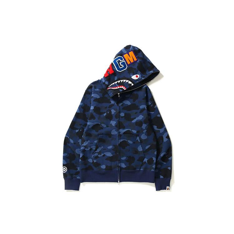 Bape Color Camo Shark Full Zip Hoodie SS23 1J20-115-003