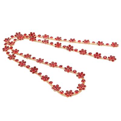 Blumen Strasssteinkette 1,5 cm Breit 1 Yard Farben Schöne Sonnenblumen Strasssteinkette für DIY Schmuckherstellung Basteln
