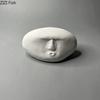 Abstract Stone Human Face Plaster Statue Desk Decoration Ornaments Creative Artwork Characters Sculpture Room Aesthetic Decor