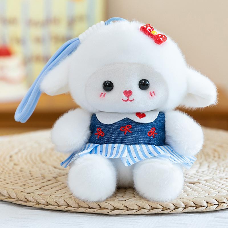 Unicorn Plush Toy With Bow Dress For Kids Kids Birthday Gift 18cm Soft Stuffed Animal