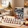 Decorative Ornaments for Backpacks Keys Christmas Cow Ornament Advent Calendar 2026, 24 Days 2D Acrylic Hanging Pendant Creative Holiday Gift