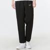 Puma Reflective Letter Logo Solid Color Tapered Casual Pants Unisex Bottoms Black 671966-01