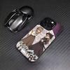 s-Silent Witch Monica Phone Case For iPhone17,16,15,14,13,12,11 Plus,Pro Max Colored Silver Plated Inside Cover