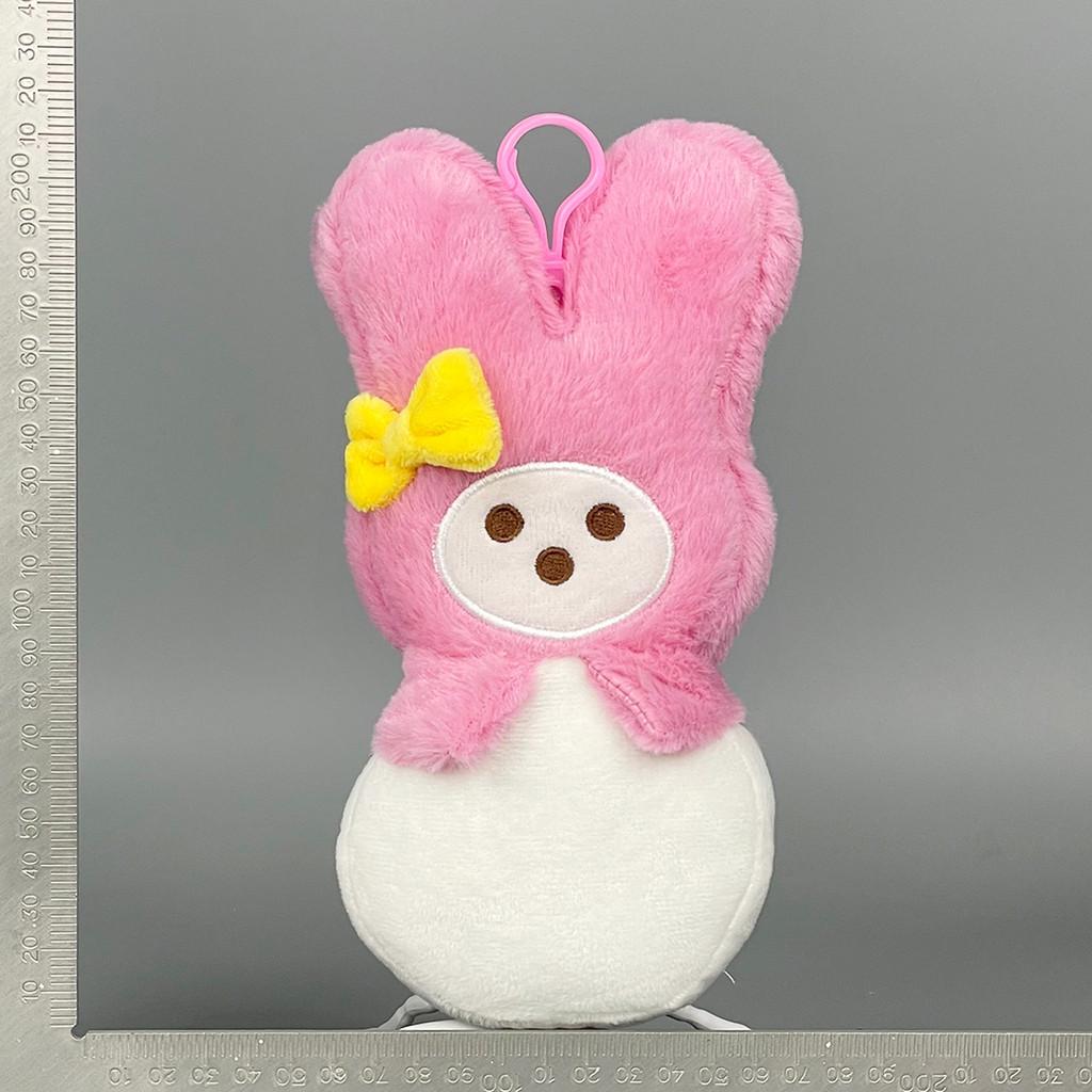 Easter Plush Peeps Bunny Doll Character  Soft Short Pile Fabric Ideal Gifts