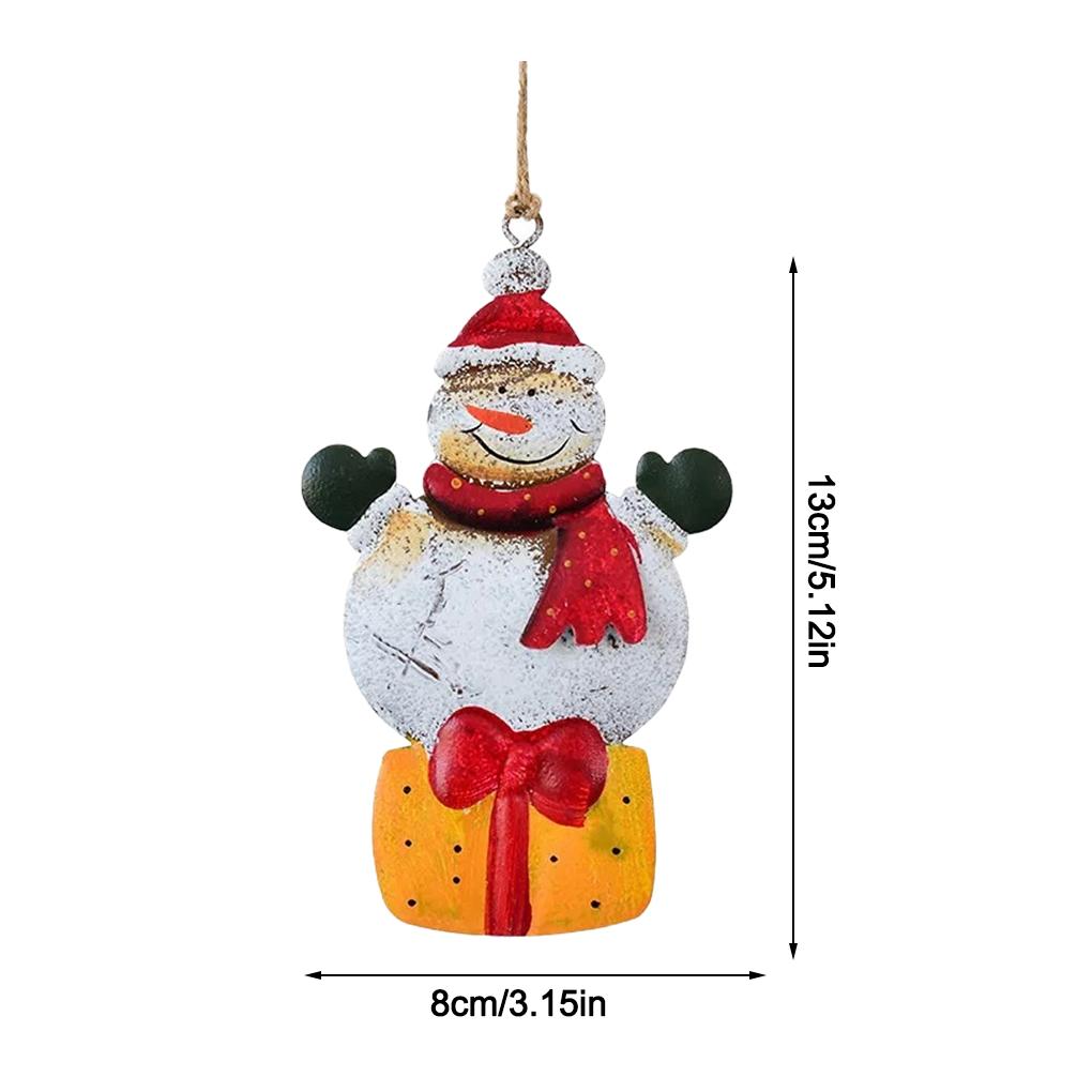 Living Room Portable Christmas Hanging Decoration Hotel Adorable Xmas Tree Metal Ornament Outdoor Holiday Festival Decor